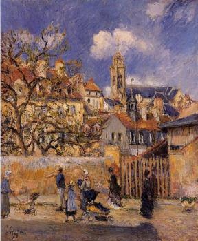 Camille Pissarro : Le Parc aux Charrettes, Pontoise
